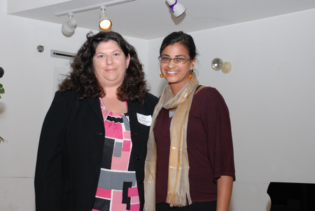 Gina Scaramella of BARCC and Radhika Rao